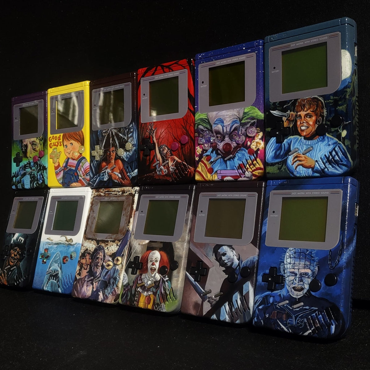 BASIC Custom commission (Front detail + Color matched back) DMG Game Boy